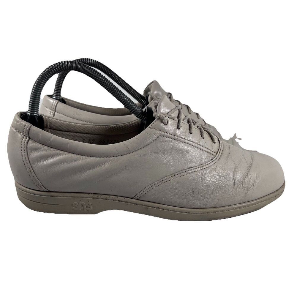 SAS Whisper Tripad Comfort Leather Lace Up Shoes Sneakers Women's Size 9.5 Slim